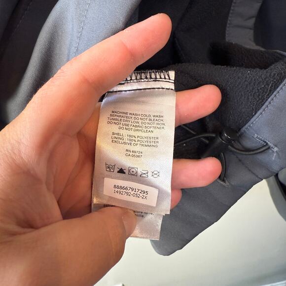 Columbia Men's Fleece Lined Prime Peak Softshell Jacket Gray Size 2X - Picture 6 of 8